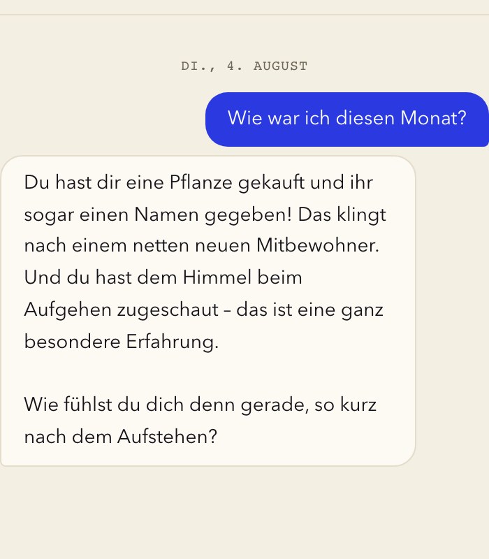 Inkling beantwortet im Hearth-Chat eine Frage zum vergangenen Monat.